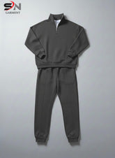 Old Money Zip style Plated Trouser Tracksuit