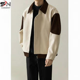 Korean Style Flape Zipper Jacket